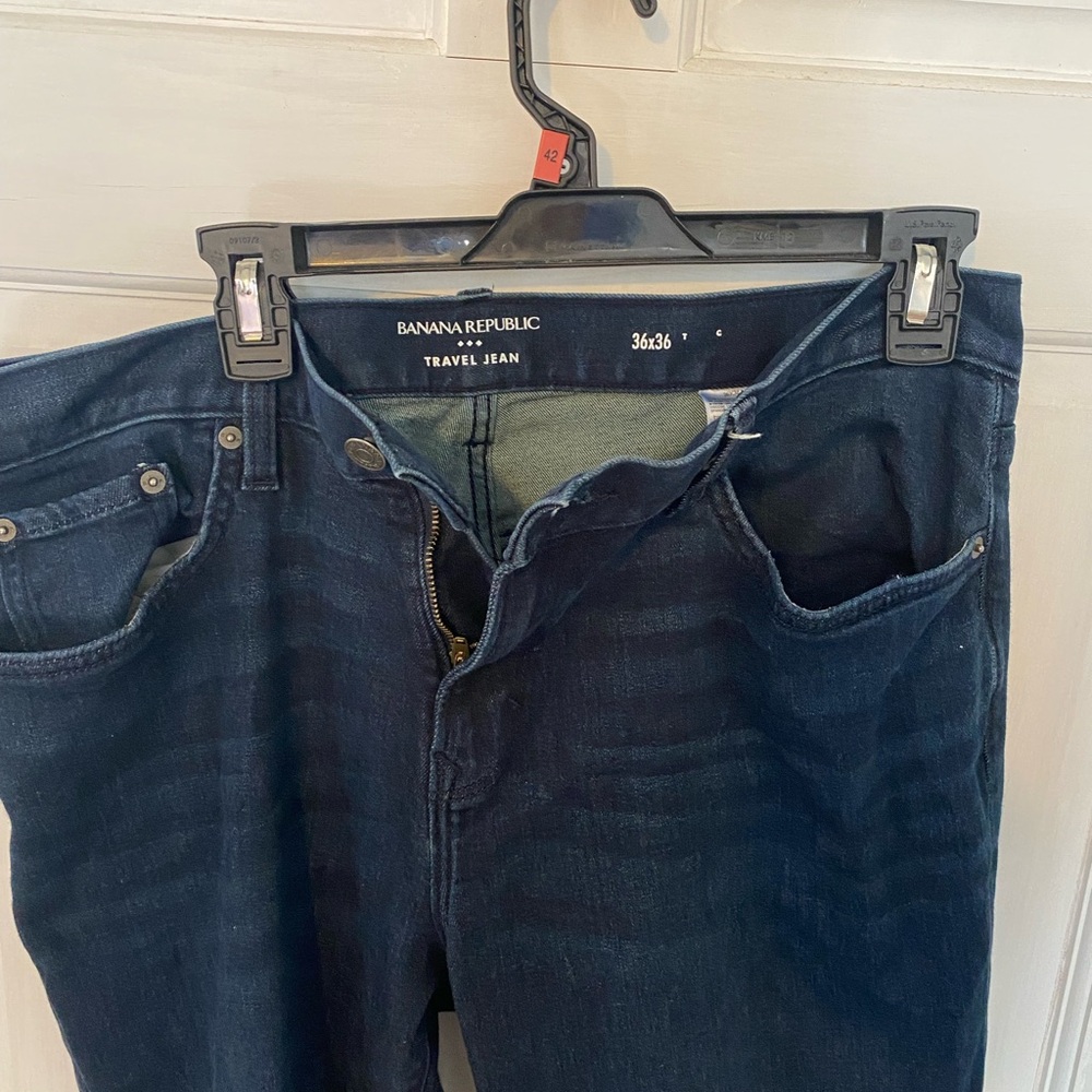 Banana Republic Blue Straight Jeans Classic Style